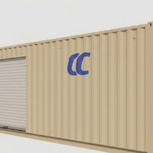 40ft New Storage Container w/ One 8ft Roll-up Door on Left Side for sale