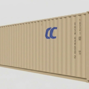 40ft New Storage Container w/ One 8ft Roll-up Door on Left Side for sale