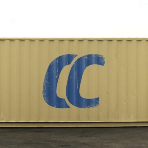 24ft Refurbished Storage Container with Roll-Up Door for sale