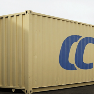24ft Refurbished Storage Container with Roll-Up Door for sale