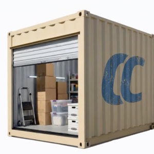 10ft Refurbished Storage Container with Roll-Up Door