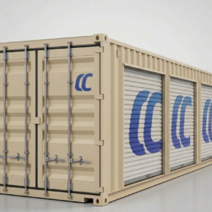 40ft New Storage Container w/ Four 8ft Roll-up Doors on Left Side for sale