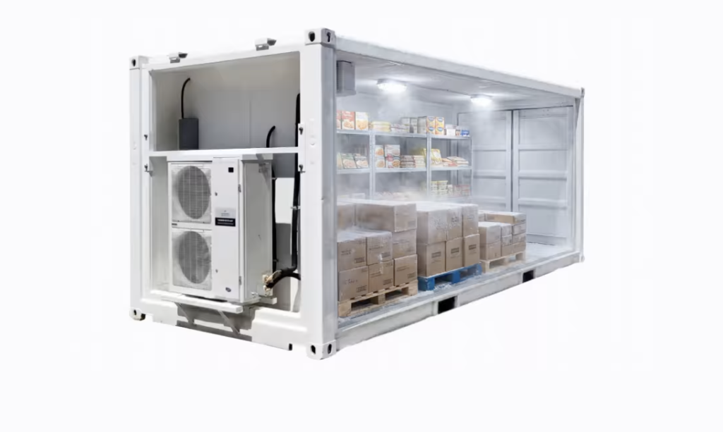 Single-Phase 20ft Refurbished Refrigerated Container Low Temp for sale in Johannesburg