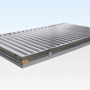 4m X 2.1m Flat pack container store (Galvanised) for sale