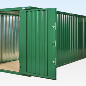8m X 2.1m End linked flat pack container bundle (Power coated)