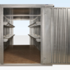 6m x 2.1m End-Linked Flat Pack Container Bundle (Galvanised) for sale